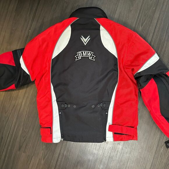Frank Thomas Aqua Pore Advanced Padded Motorcycle Jacket Men’s Size Large Red - Picture 11 of 16